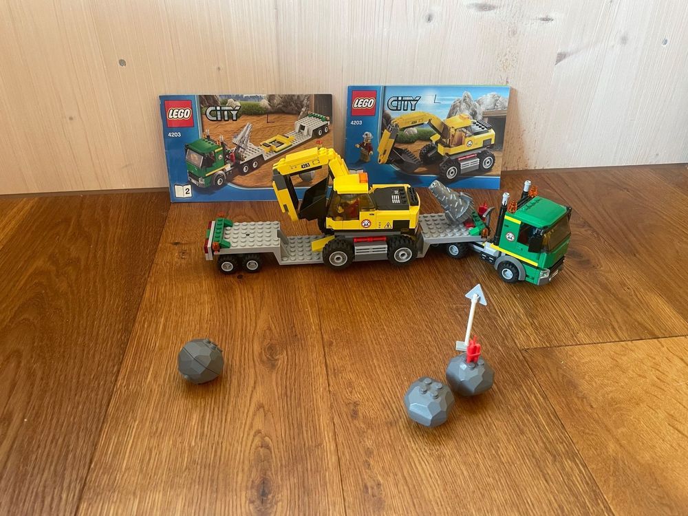 Lego/ 4203 Grubenbagger Mit Transporter – UADVB