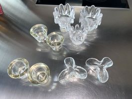Glasi Hergiswil und andere Kerzenständer Deko aus Glas