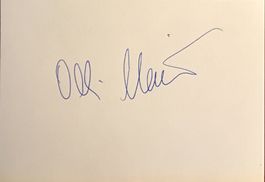 Olli Maier 1945-2011 Autogramm signiert Karte 10x15cm