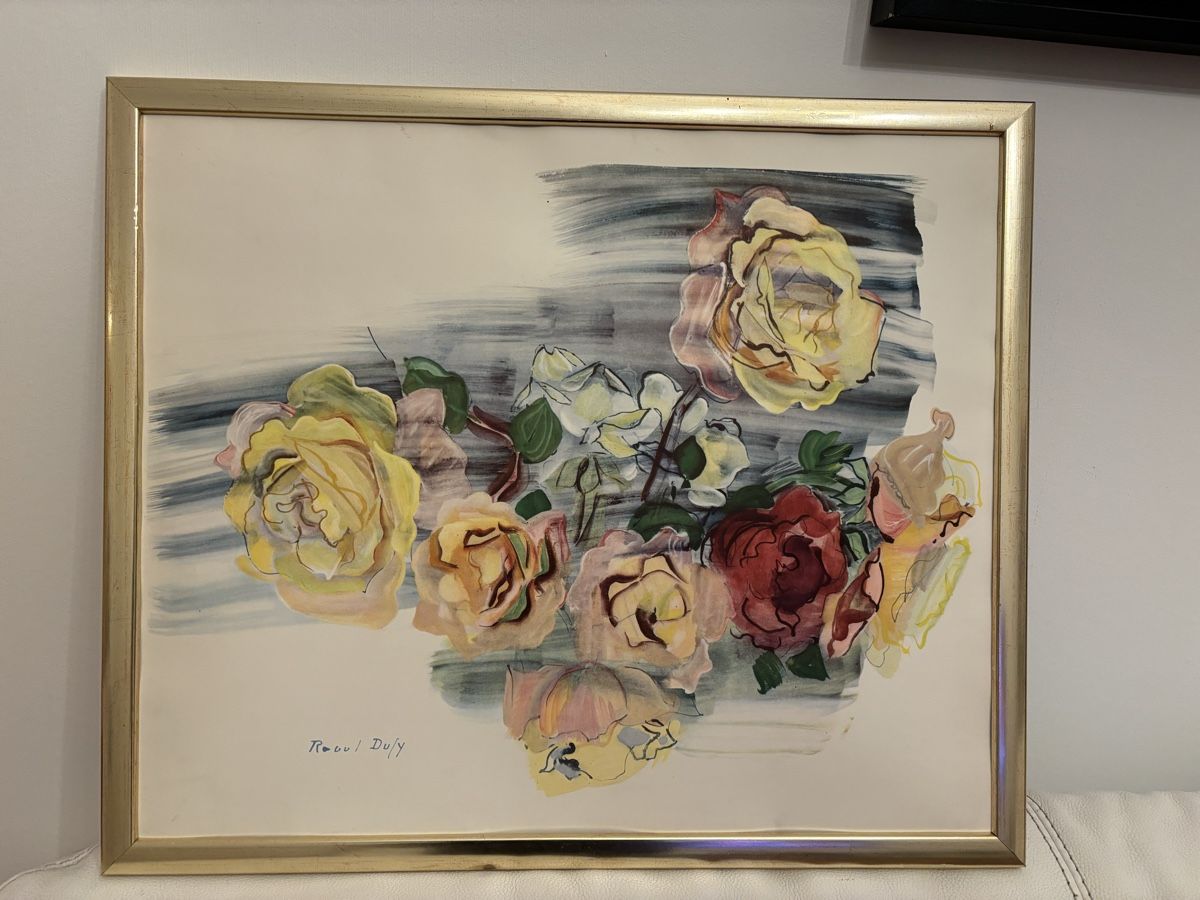 Grafiken & Lithographien: lithographie Roses, Raoul Dufy – Gebraucht aus Genève von ati_tj8f 5