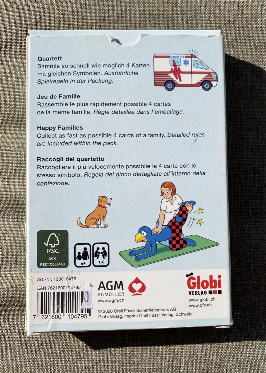 Giochi: Globi im Spital Quartett – Nuovo (secondo la descrizione) da Thalwil venduto da val_bm5t 1