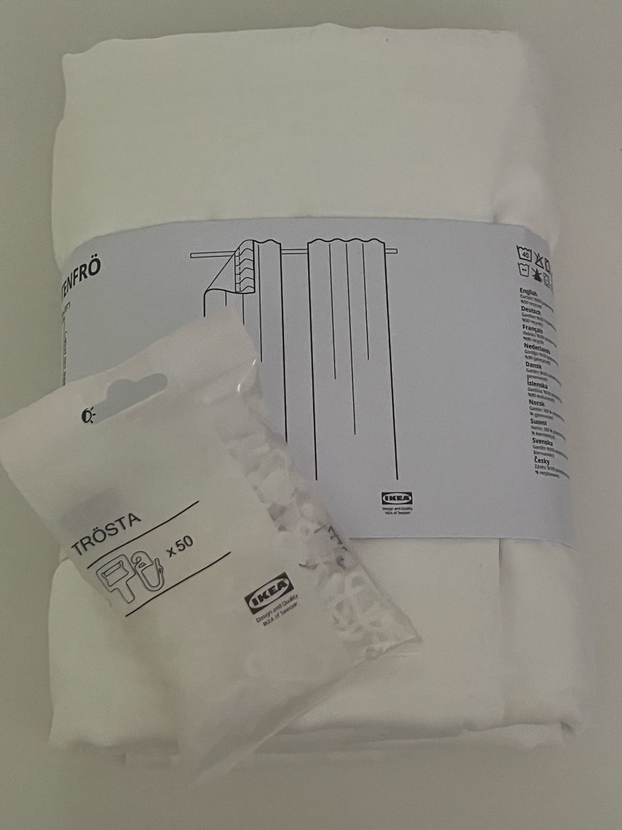 Ikea Rideaux: IKEA STENFRÖ Vorhang weiss 2x  – Neuf (Voir description) à Basel par Dambiii