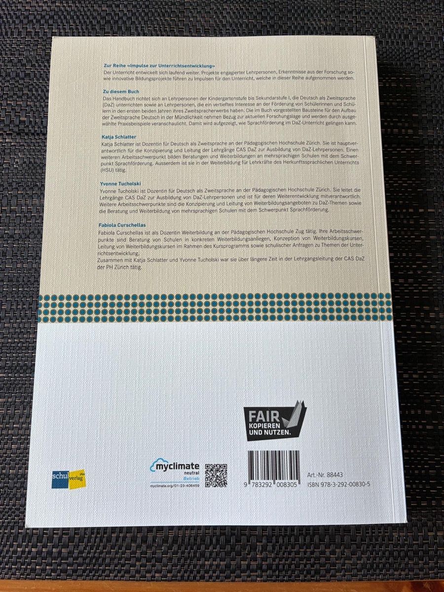 Livres: DaZ Fachbuch NEU – Neuf (Voir description) à Rotkreuz par ZG6343 1