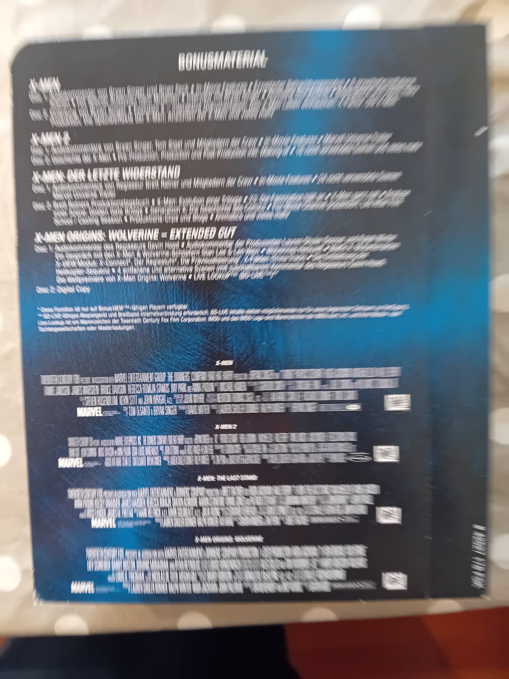 Alle DVDs: Blu-ray X-Men - Quadrilogy - Special Edition – Gebraucht aus Dübendorf von 13geister 3