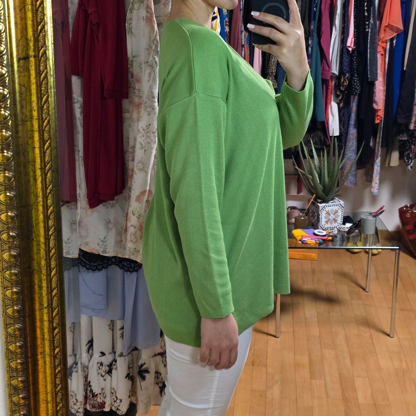 Maglioni & Felpe: KERMESSE Pullover grün Gr. XL Vintage Damenmode – Usato da Wald ZH venduto da CapLux 4