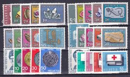 PP 1958-1963, postfrisch**. Kat. Fr. 49.50.