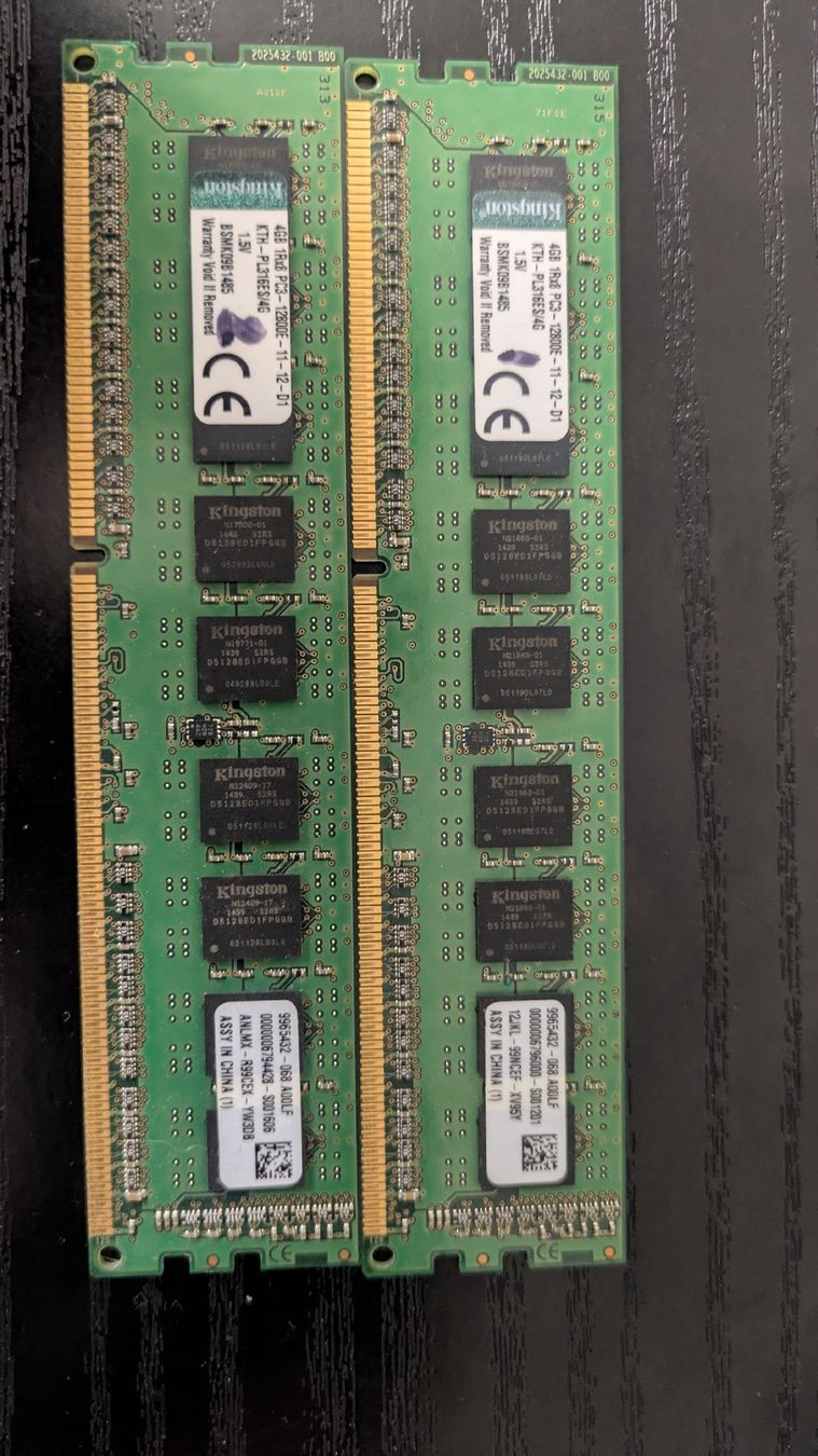 Kingston Memoria / RAM: Kingston RAM, 2x4GB DDR3 – Usato da Wetzikon ZH venduto da undrwater 1