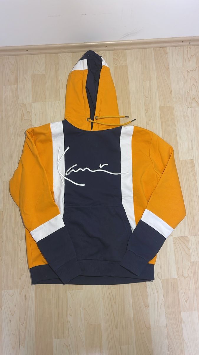 Maglioni & Felpe: Stylischer Kapuzenpullover - Navy, Orange & Weiss - Grösse S – Nuovo (secondo la descrizione) da St. Gallen venduto da Leccese