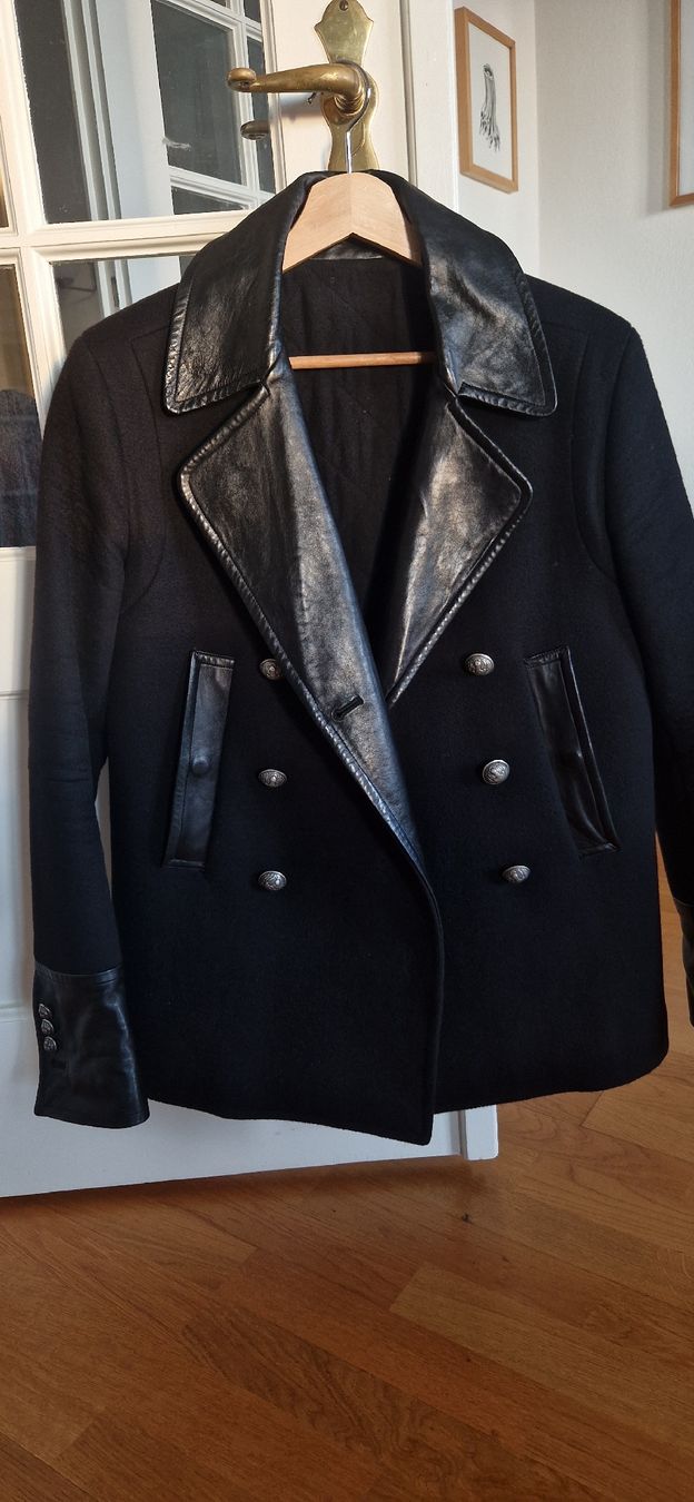 Balmain Cappotti: Caban noir Balmain – Usato da Vevey venduto da juliusca 1