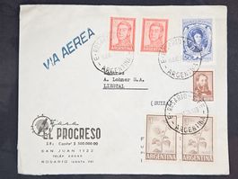 CL24 Enveloppe + Timbre Argentine 1970