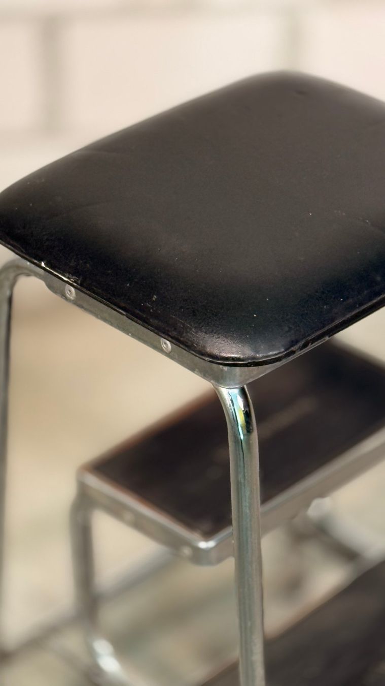 Scale: Hailo Klettermax Klapptritt Hocker Leiter 3 stufig – Usato da Zürich venduto da Hedwig-steig 4