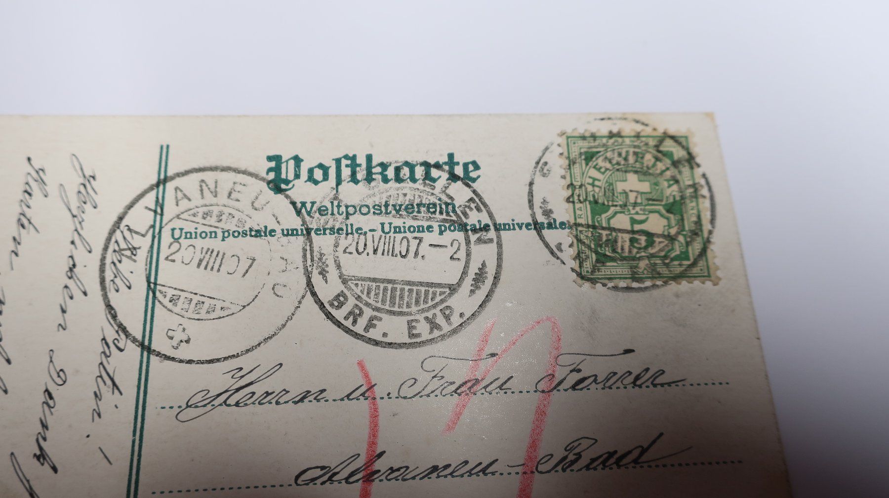 Ansichtskarten: St. Gallen St. Leonhard mit Säntis – Gebraucht aus Cormoret von Pascalll2001 5