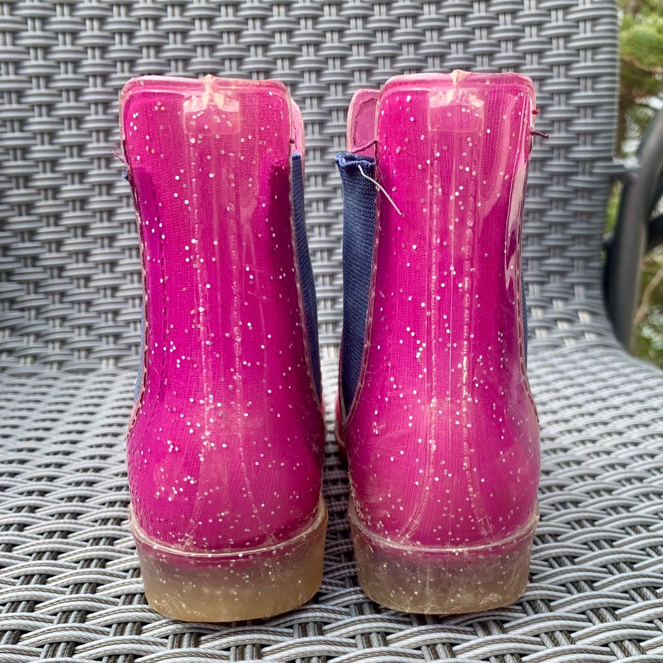 Scarpe per ragazze: Reitstiefeletten Glitzerpink Grösse 30 – Usato da Langendorf venduto da Stadtkind 2