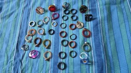 36 Ringe Konvolut Vintage 