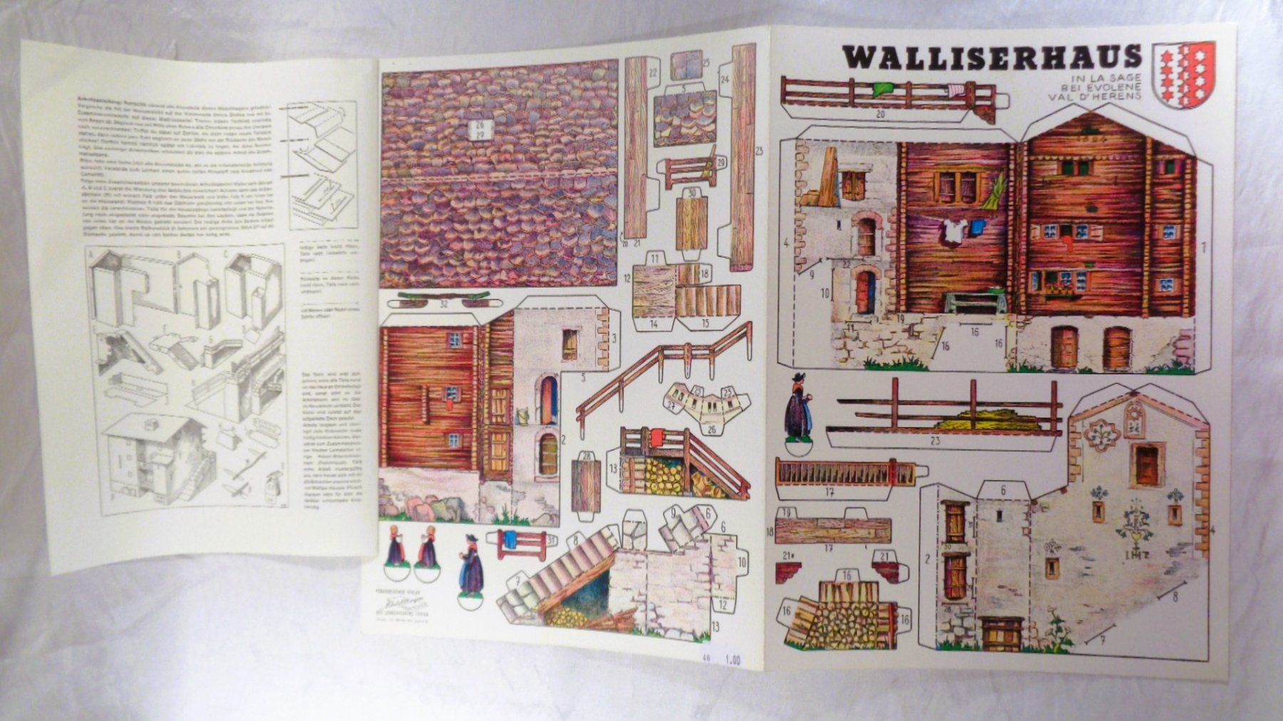 Kit bricolage: Bastelbogen - Walliser Haus / 7. Auflage 1978 / Ab Fr. 4.- – Nuovo (secondo la descrizione) da Bellach venduto da JingleJerry 1