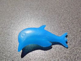 Delfin, blau, Plastik