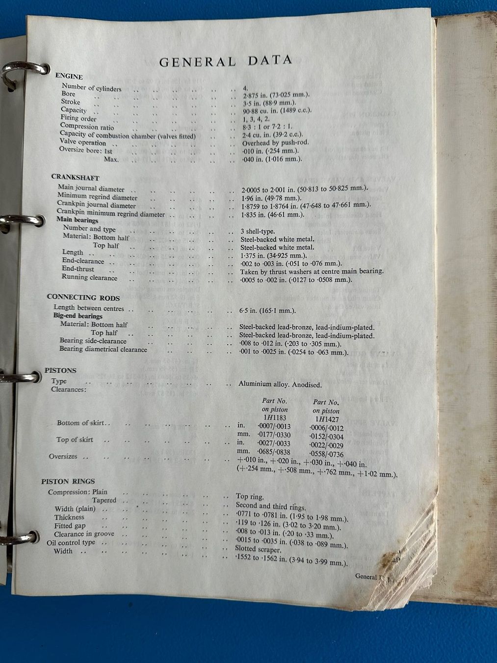 Libri: Unterlagen , Morris  1958 , Oldtimer – Usato da Boswil venduto da pavo1 1