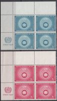 UNO NY Mi 57 l - 58 l im 4er-Block mit RZf postfrisch