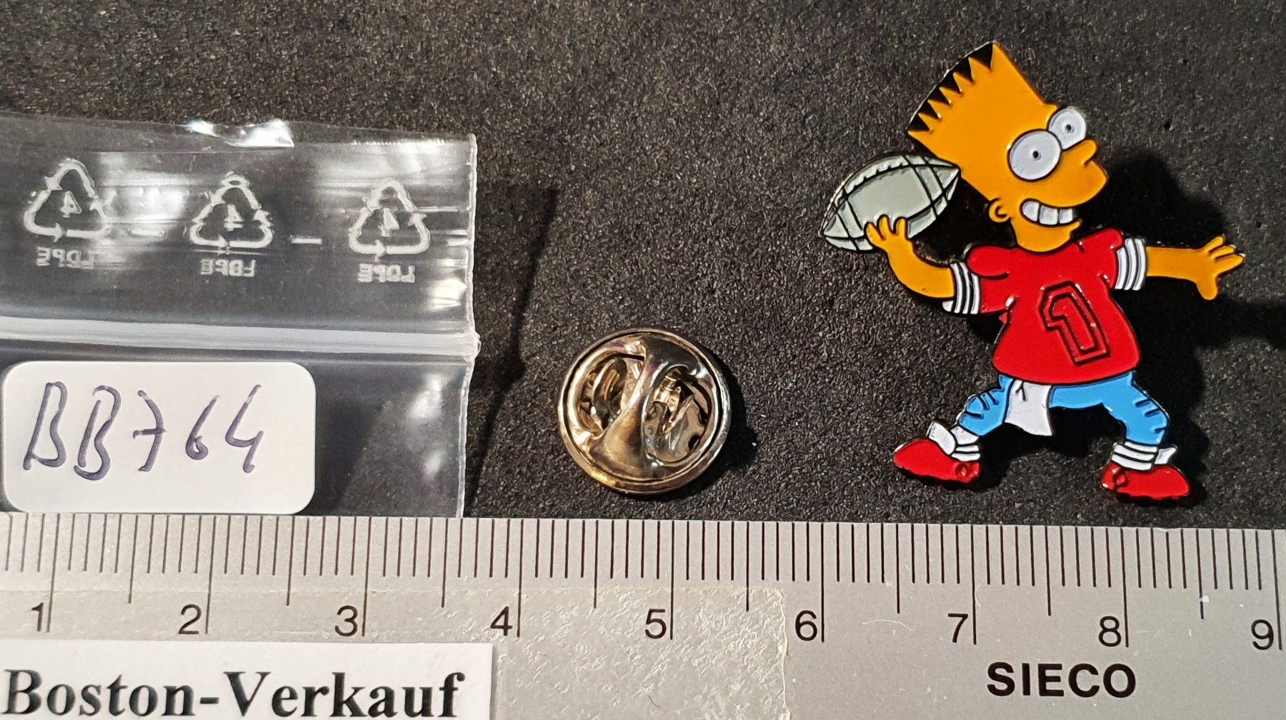Placchette & Badge: BB764 - Pin The Simpsons - Bart Simpson – Usato da Reinach BL venduto da Boston-Verkauf 1