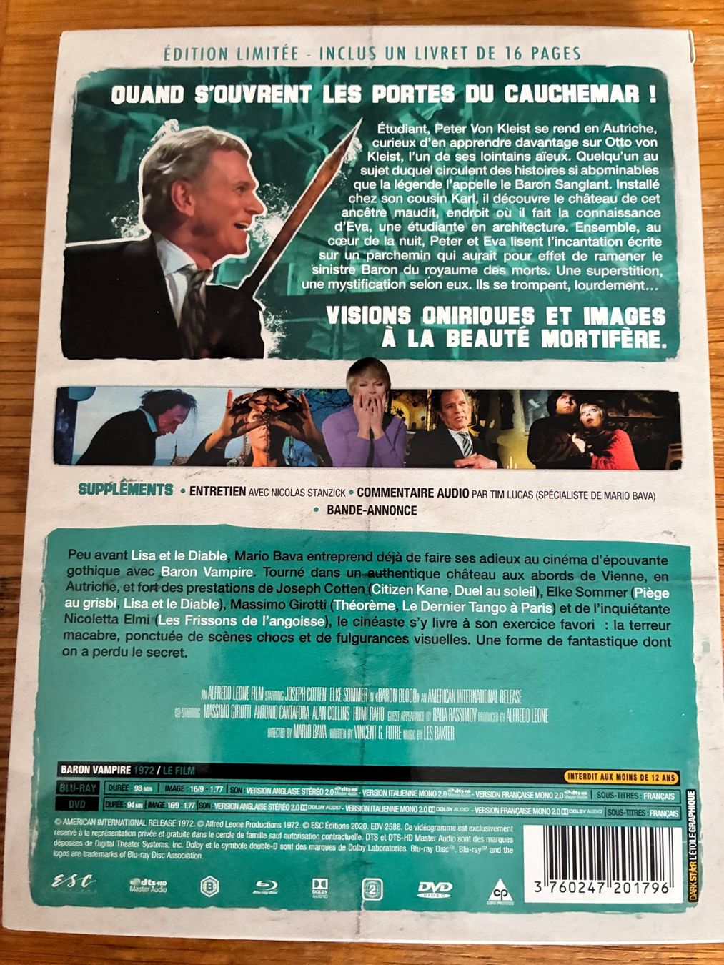 Alle DVDs: Baron Vampire (1972, Blu-ray + DVD, Mario Bava) – Neu (gemäss Beschreibung) aus Vevey von zecollector 1