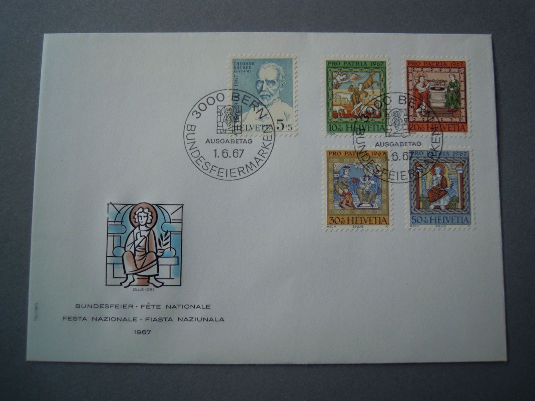 Tutti i francobolli: 1967, FDC, Pro Patria, Serie – Nuovo (secondo la descrizione) da Muri b. Bern venduto da Ricardoverkauf
