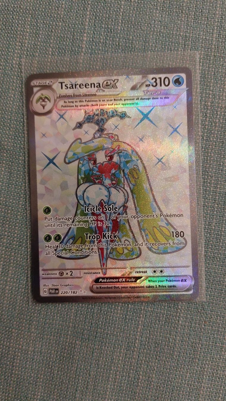 Pokémon Sammelbilder & Trading cards: Tsareena ex Fullart Paradox Rift – Neu (gemäss Beschreibung) aus Bellinzona von Pagur