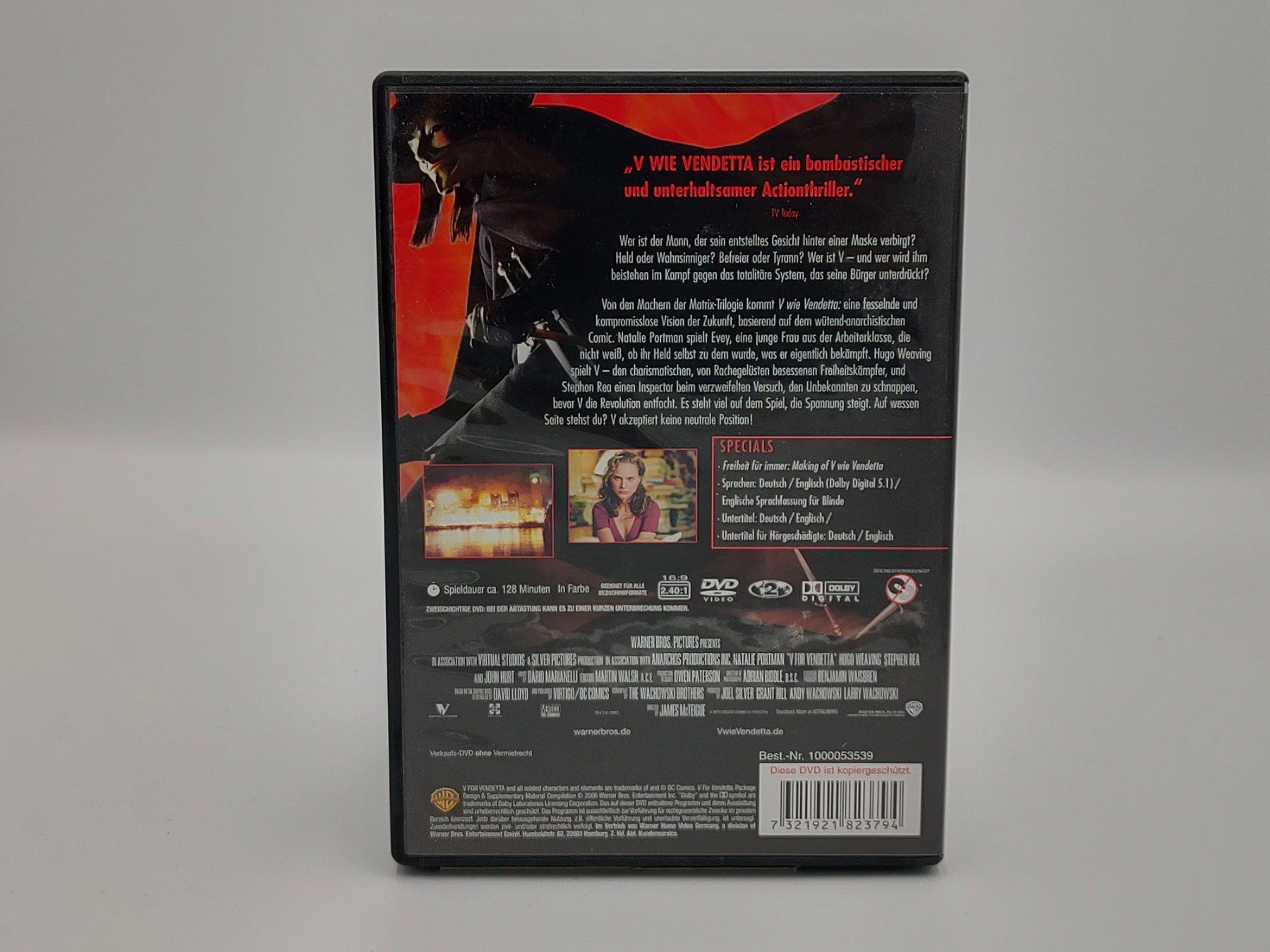 Alle DVDs: V WIE VENDETTA - Versand A-Post nur CHF 2.50! – Gebraucht aus Siblingen von goodprice24 1