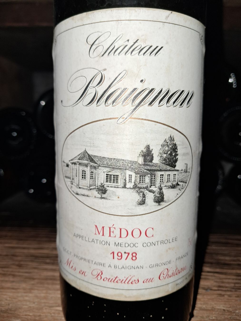 Vino: Château Blaignan Médoc 1978 – Nuovo e nell'imballaggio originale da Le locle venduto da juliensaran 1