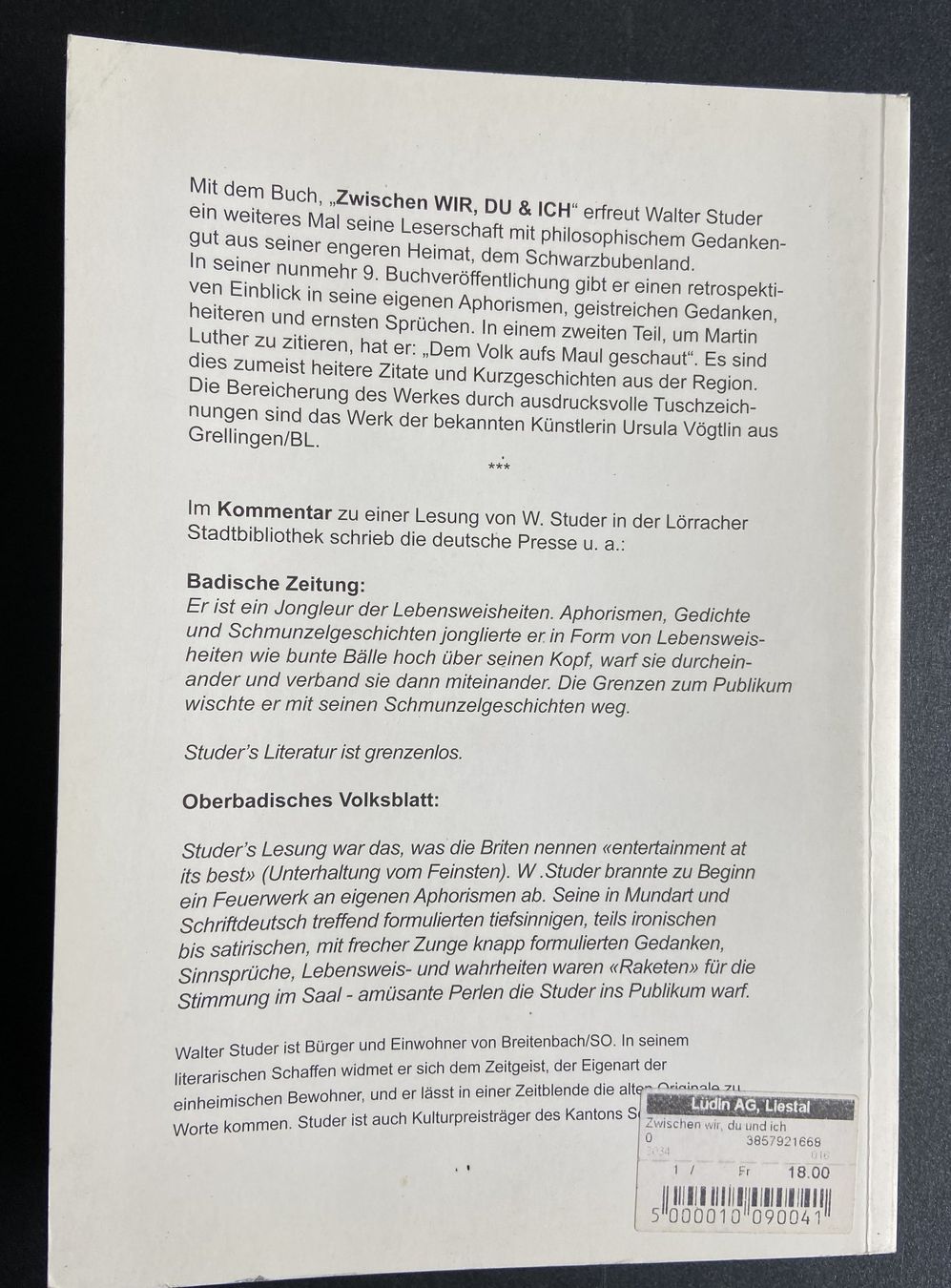 Libri: Buch "Zwischen Wir, Du & Ich" – Usato da Böckten venduto da Hansi36 3