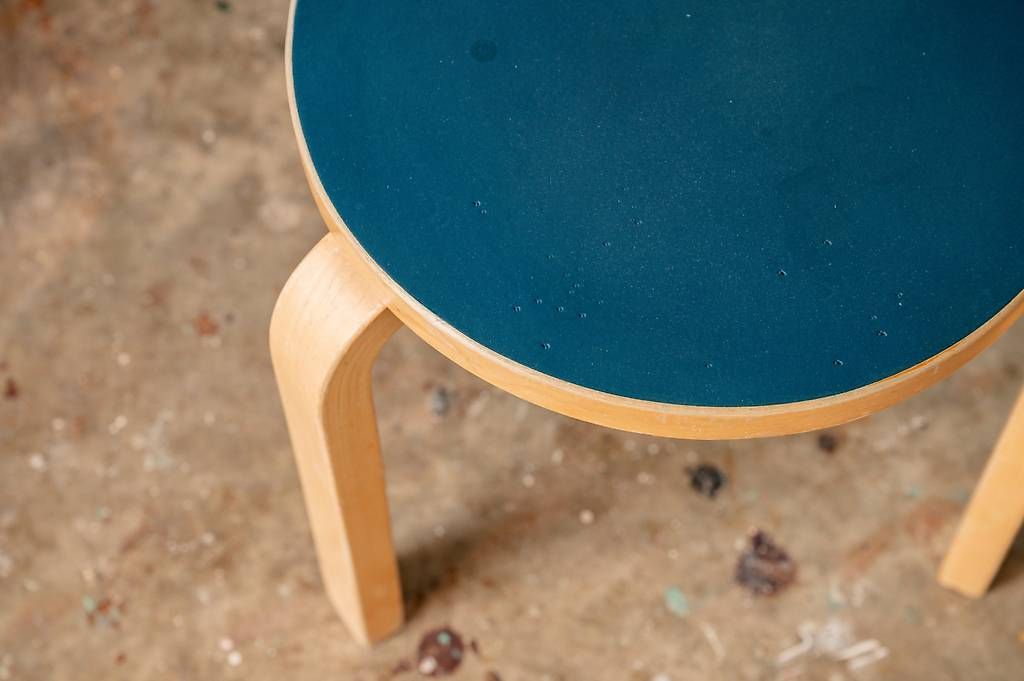 Aalto Sgabelli: Alvar Aalto Hocker 60 – Usato da Beringen venduto da 8222Beringen 4