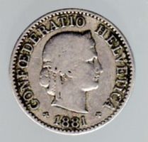 1881 MÜNZE 5 PR - ERHALT SIEHE SCAN - SA03