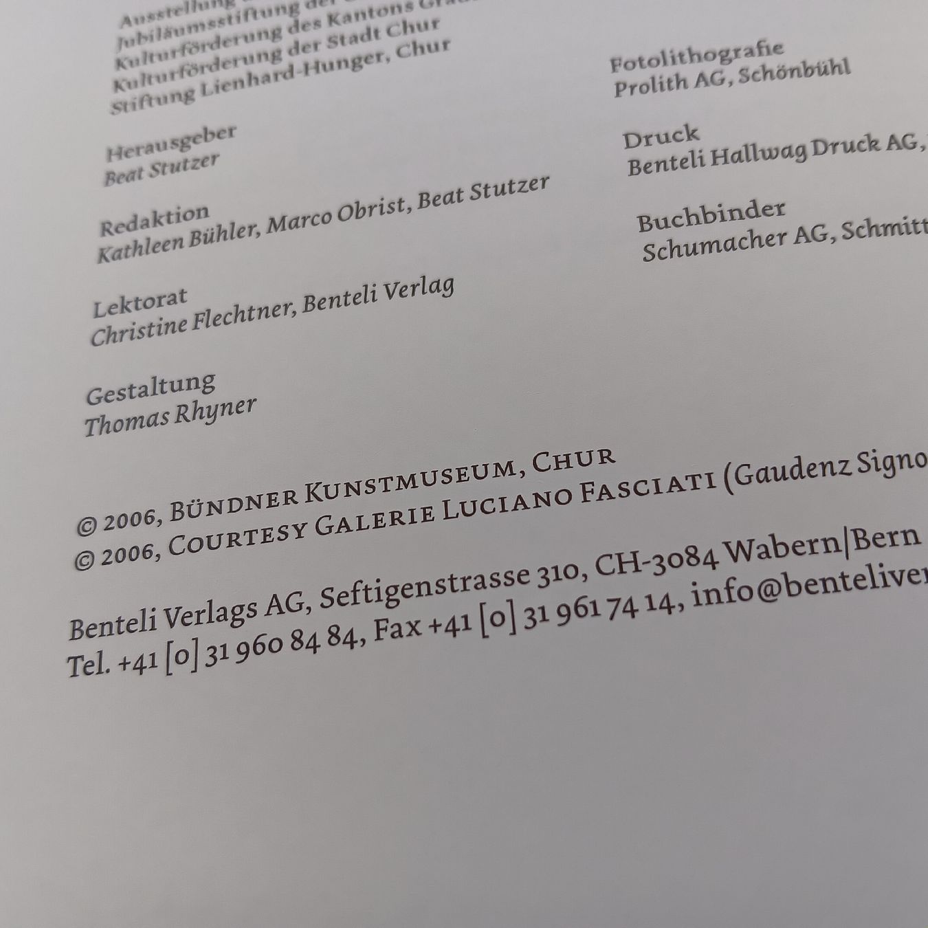 Bücher: Gaudenz Signorell La Courneuve Ausstellungskatalog – Neu (gemäss Beschreibung) aus Chur von chr_b2cn 3