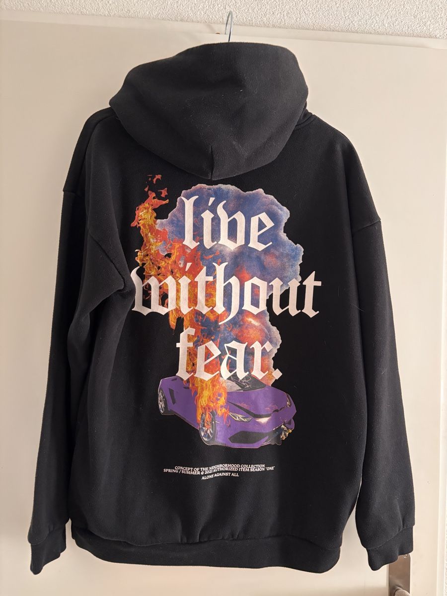 Pulls & Sweat-shirts: Oversized Hoodie schwarz backprint – D'occasion à Lausen par Claudj1 1