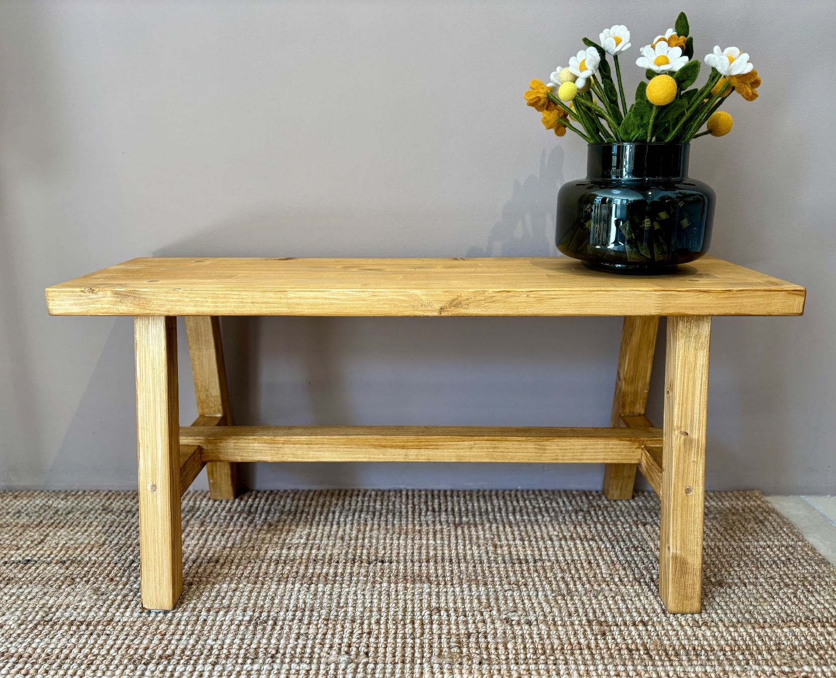 Panchine: Schlichte handgefertigte Holzbank – Nuovo (secondo la descrizione) da Richterswil venduto da 0207lifestyle