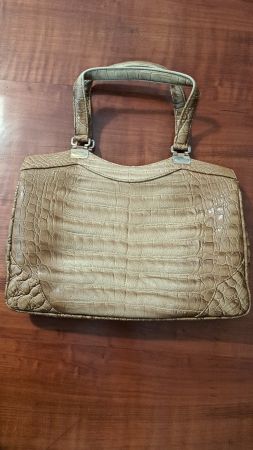 Handtasche, ev. aus Schlange