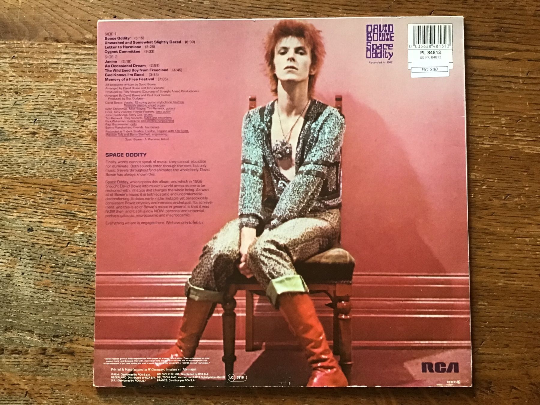 Vinyles: LP David Bowie « Space Oddity » – D'occasion à Fully par Ruby97 1