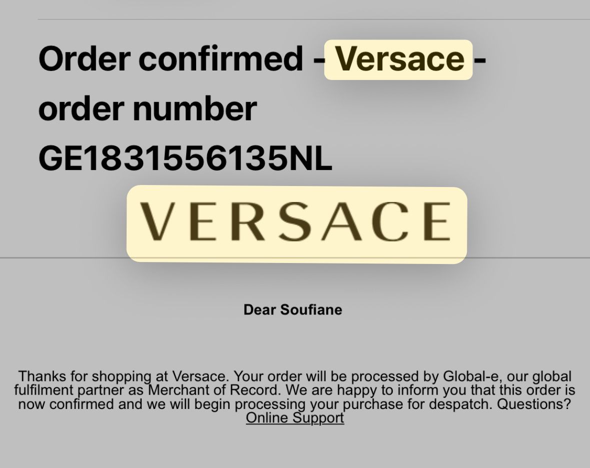 Versace T-shirt: Versace Tshirt – Nuovo (secondo la descrizione) da Biel/Bienne venduto da sou_t9dm 4