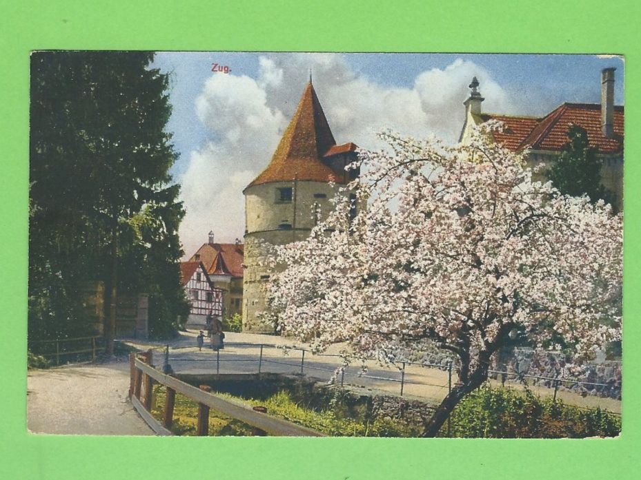 Cartoline postali: Zug  Kirschblüte – Usato da Zürich venduto da t24_de