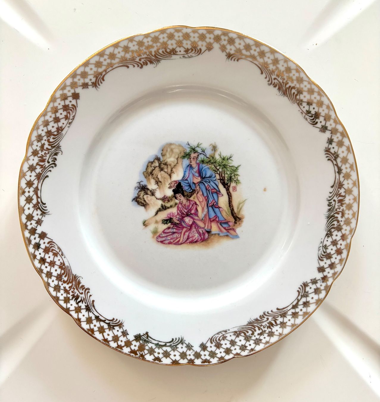 Teller: Série de 4 assiettes vintage – Gebraucht aus Neuchatel von melagian 2