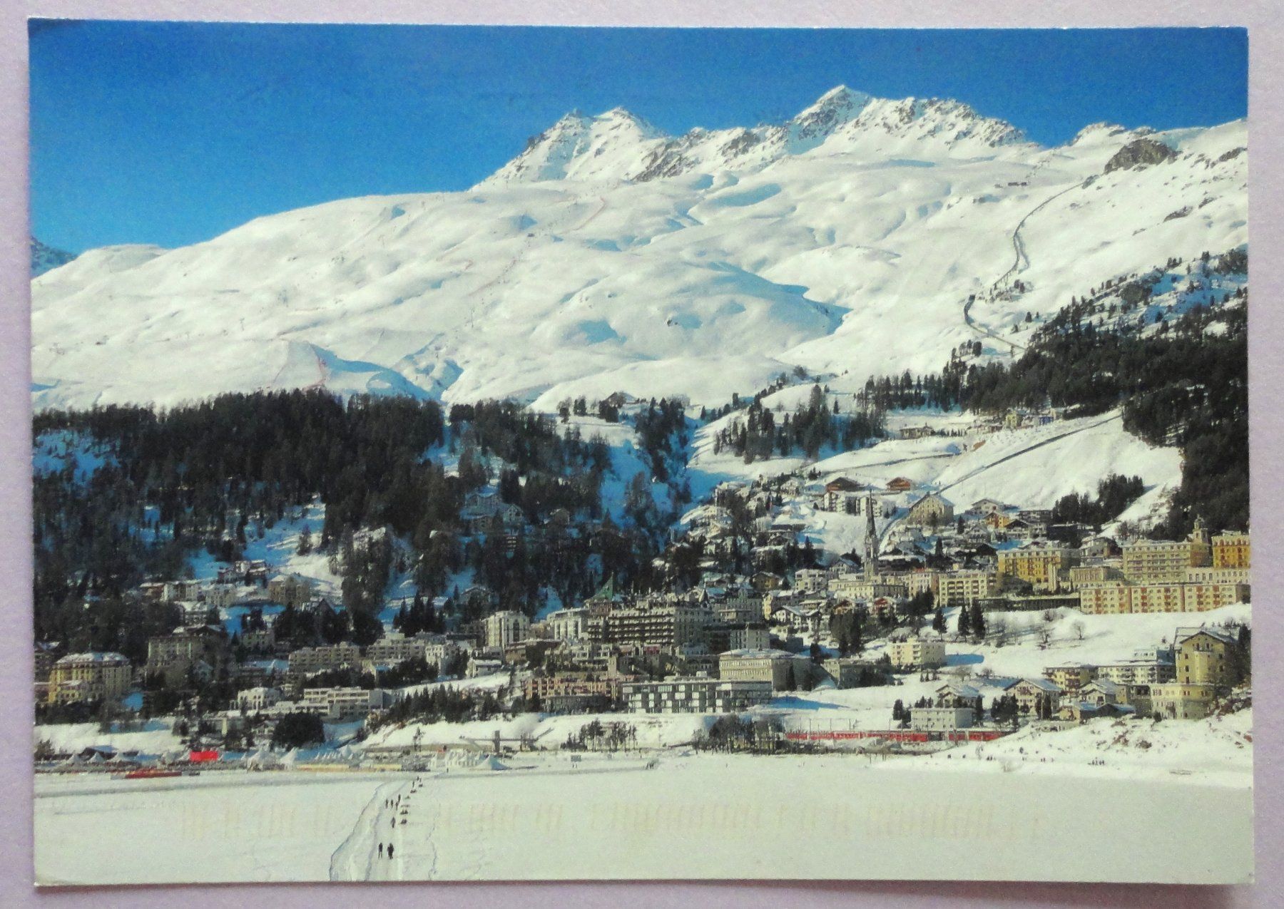 Ansichtskarten: St. Moritz 1856 m – Gebraucht aus Fétigny von Billy2miny
