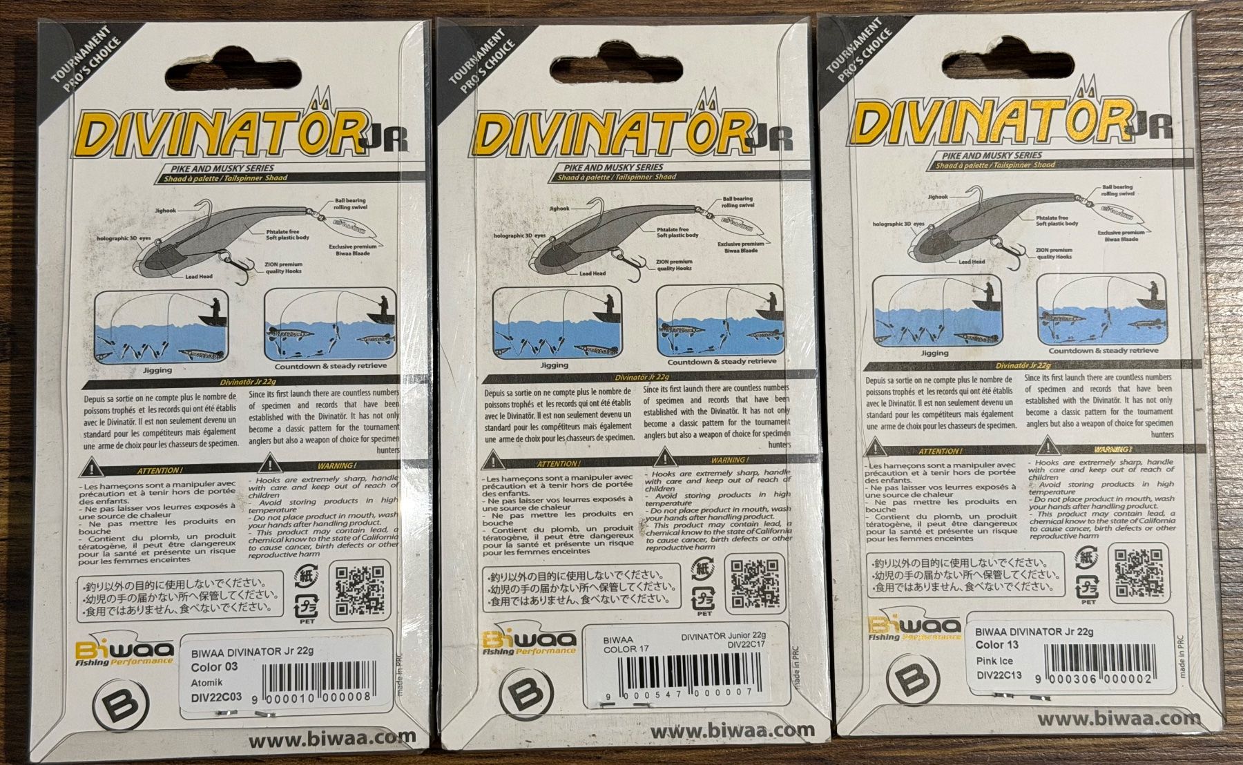 Esche: BIWAA Divinatör Junior Set 5 - 22 gr – Nuovo e nell'imballaggio originale da Widnau venduto da Fishingtackle_Oggy 1