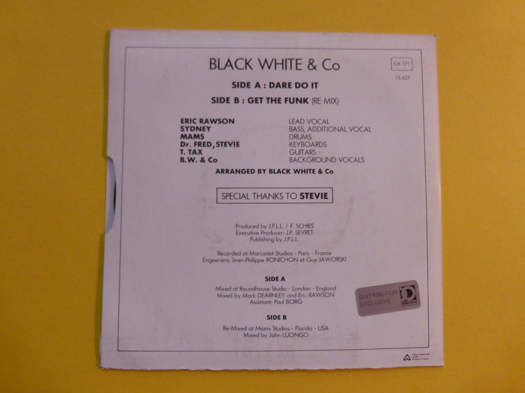 Dischi in vinile: Black White & Co – Dare Do It – Usato da Zürich venduto da Swiss57 1