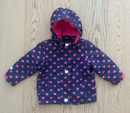 Gefütterte Mädchen-Regenjacke mit Motiv