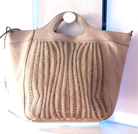 Echtlederhandtasche mit Umhängetragriemen