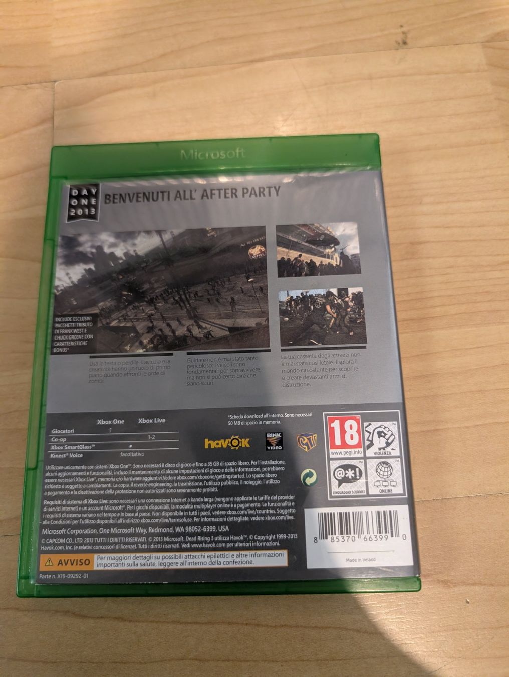 Giochi: Dead rising 3 Microsoft Xbox Series x / one – Usato da Giubiasco venduto da Ticinerd 1