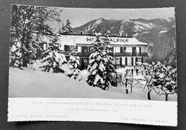 Braunwald Hotel Alpina/Fam. Schweizer u. Stauber, Fotokarte