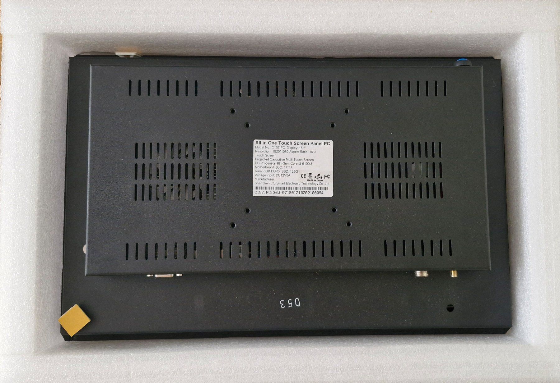 PC: All in One Touch Screen Panel PC / C157IPC Display 15.6 " – Nuovo (secondo la descrizione) da Basel venduto da mai_qzm2