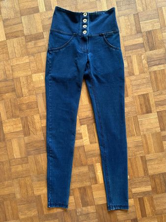 Freddy Hose Wr.up High Waist dunkelblau