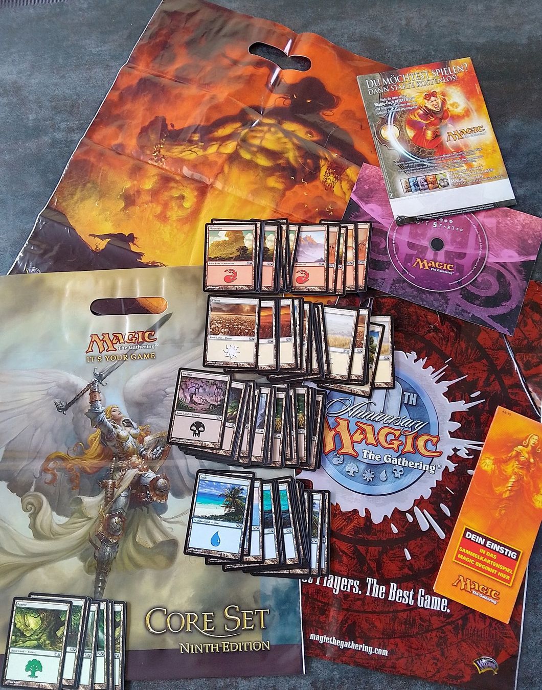 Magic The Gathering Carte collezionabili: Magic the Gathering Werbe-Artikel, Demo CD, Länder usw. – Usato da Wohlen AG venduto da salamanderspielwaren 1