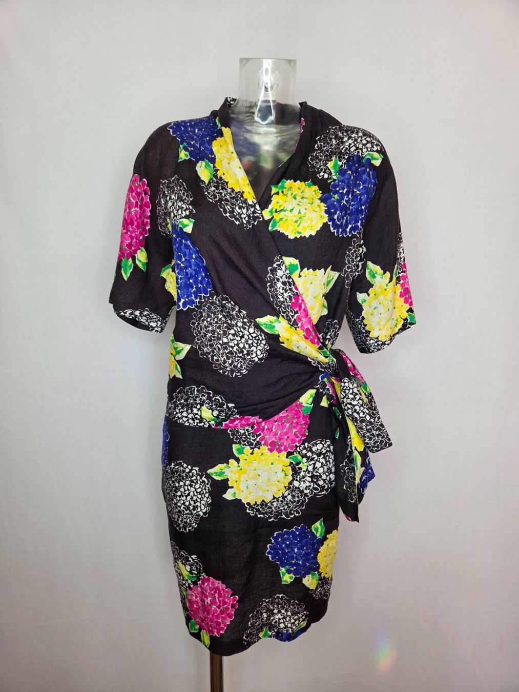 Max Mara Vestiti: Max Mara Wickelkleid Leinen - S – Usato da Bern venduto da -Aniko-